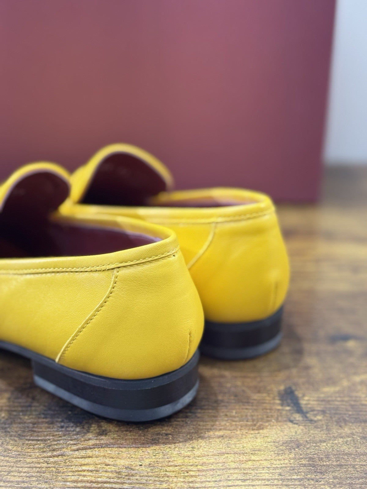 Seboy’s Mocassino  Pelle  Giallo Casual Donna 37