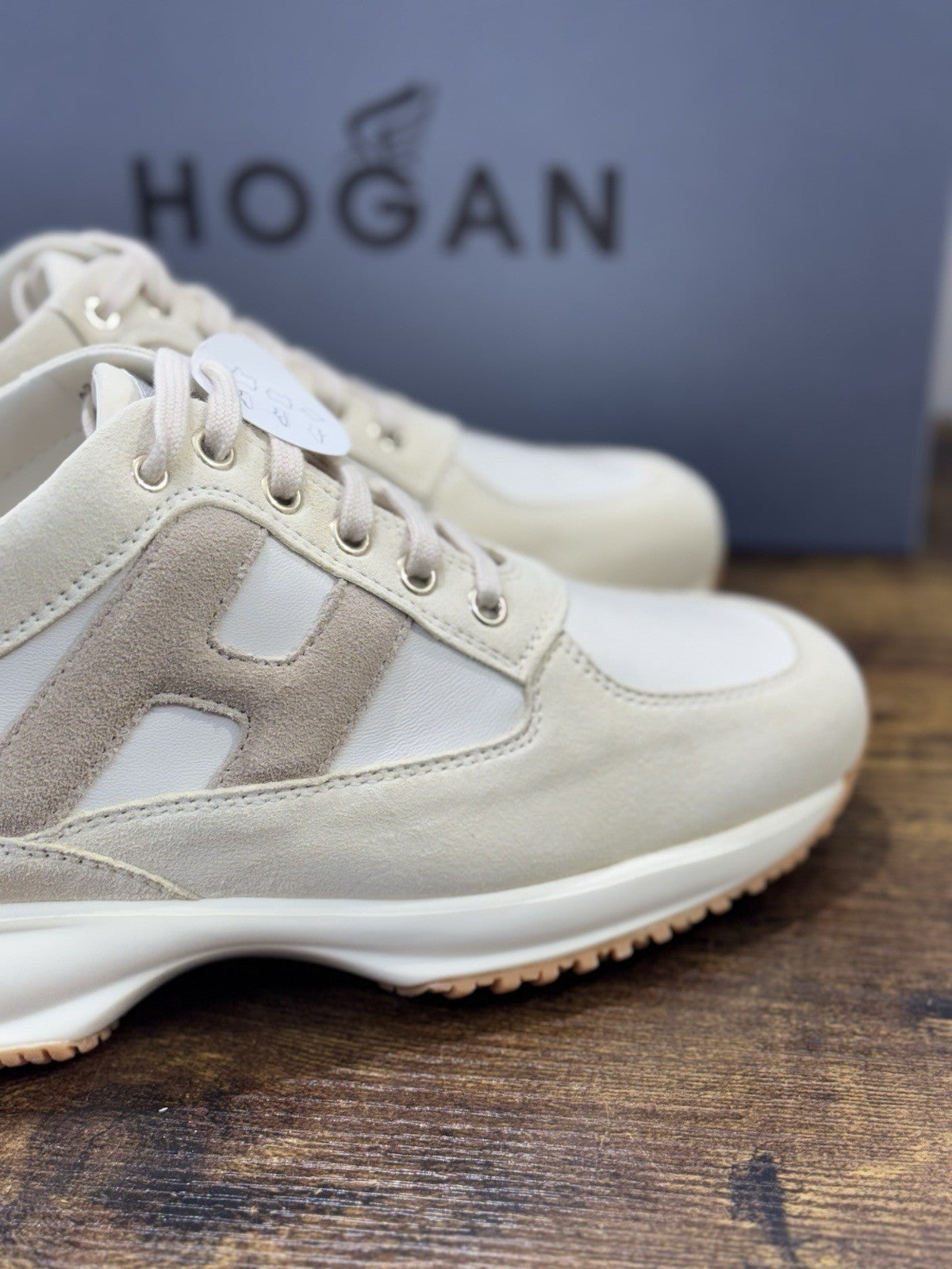 Hogan Interactive Pelle Bianca Suede     Casual Hogan Donna 37