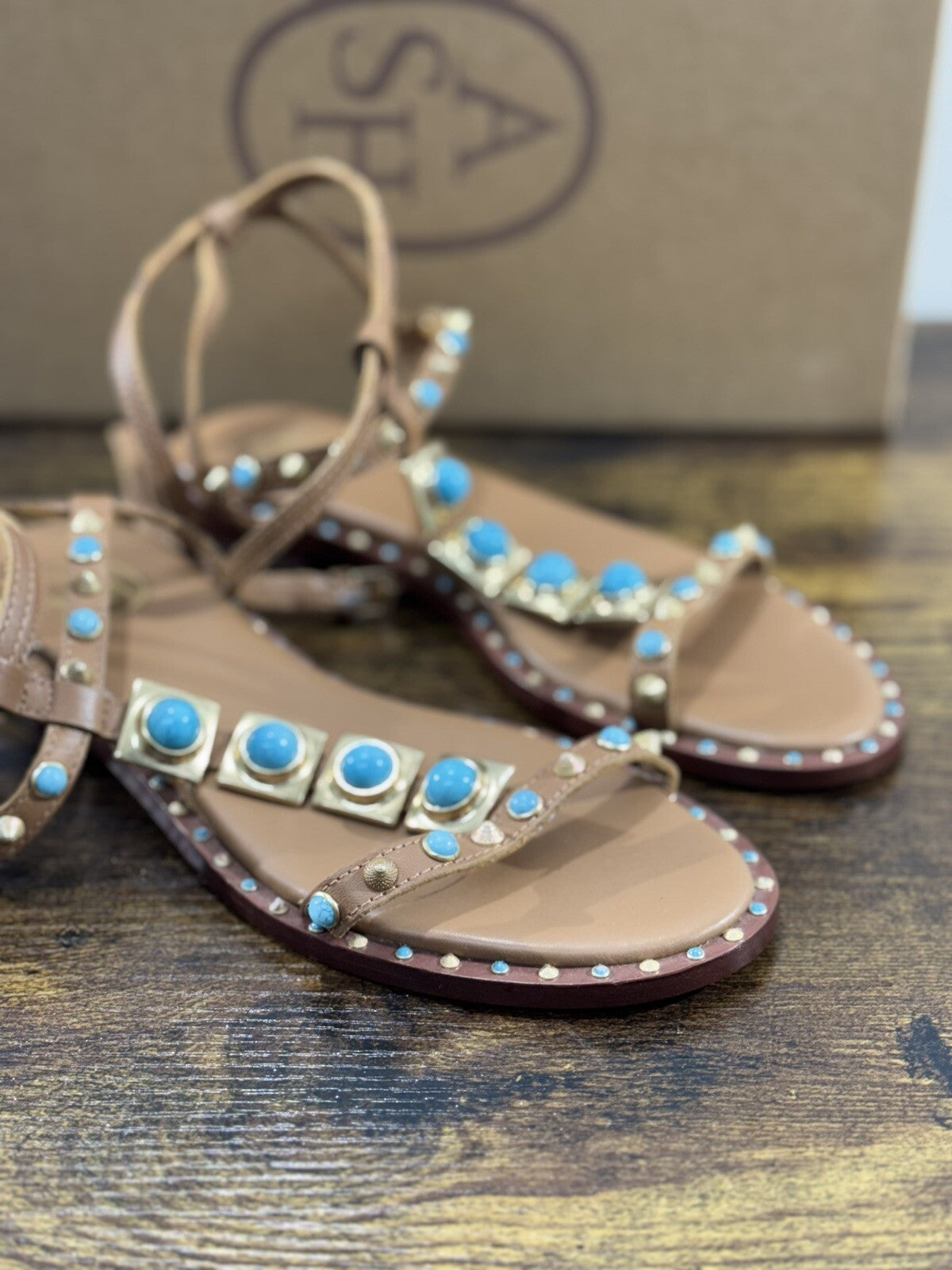 Ash Party   Sandalo Donna Pelle Cuoio  Luxury  Woman Ash Sandali 36