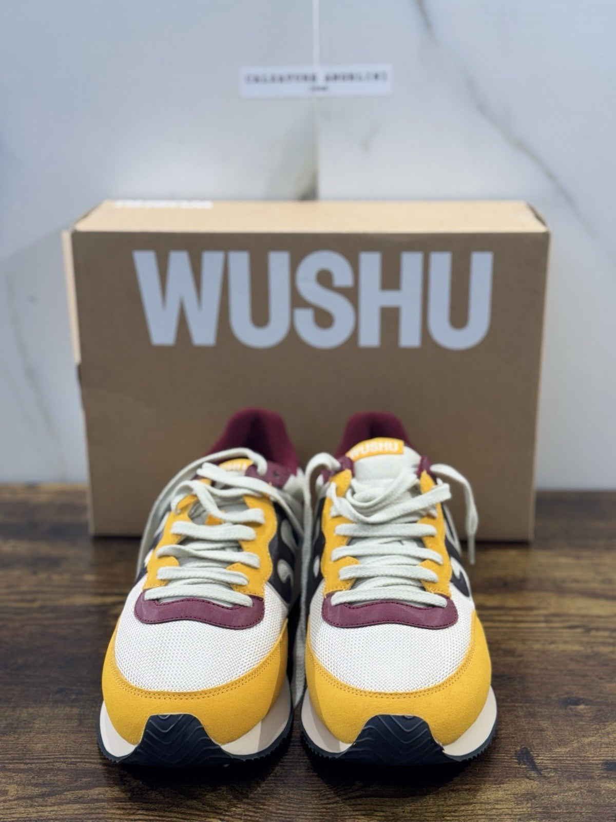 Wushu Ruyi Sneaker Uomo Casual Giallo Bordo’  45