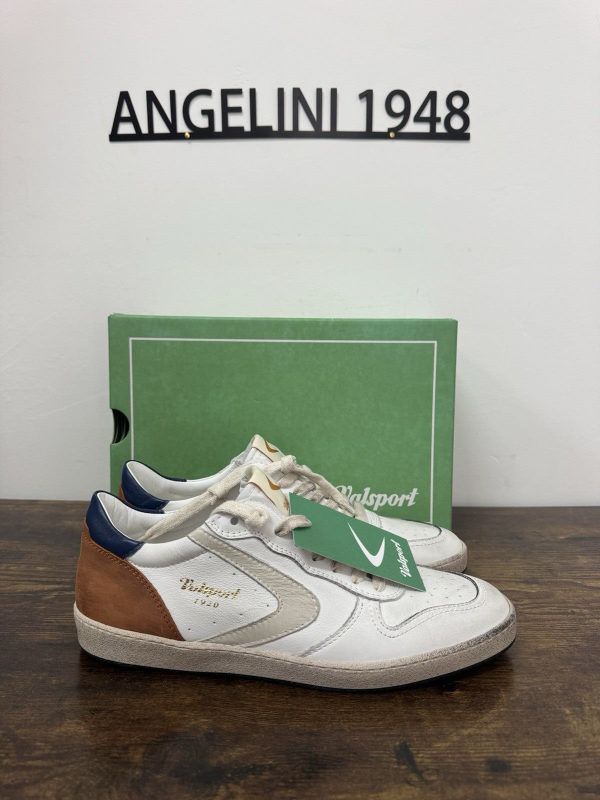 Valsport Davis  Sneaker Pelle Bianco Dust  Casual Uomo 40