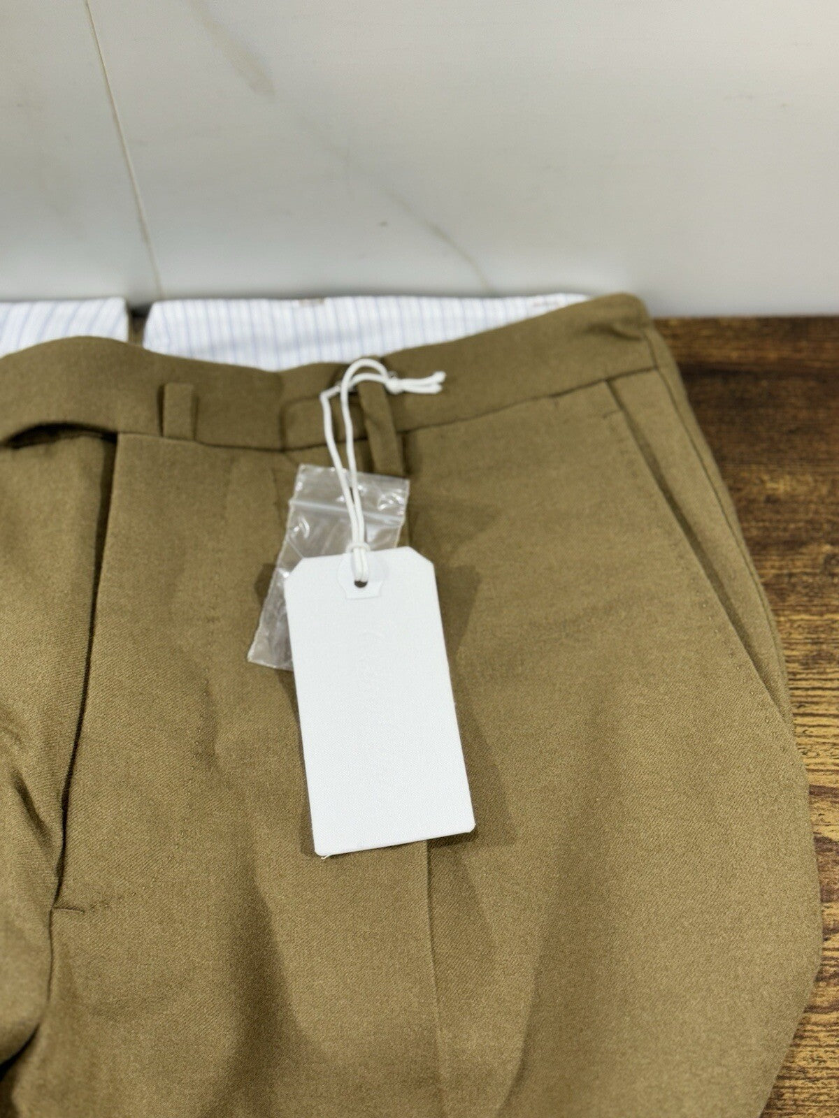 Cellar Door Pantalone Uomo Lana Vergine S.tropez Fully  Made In Italy 44