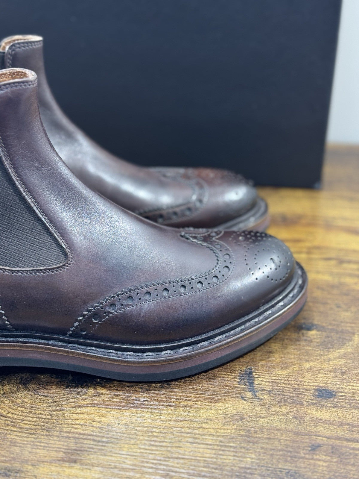 Premiata Chelsea Boot Uomo 1 Linea Pelle Ebano Luxury Premiata Men Boot 44