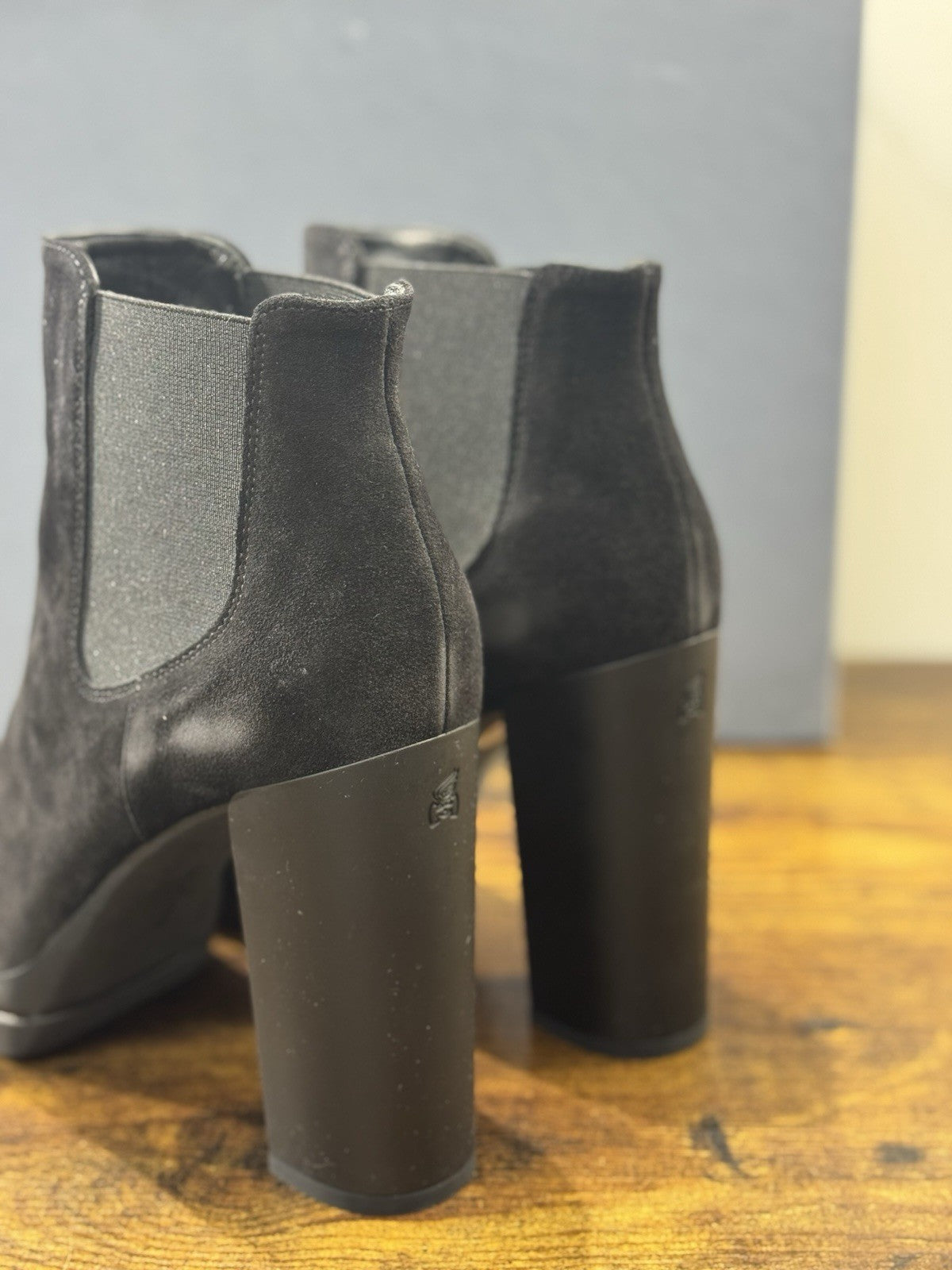 Hogan Interactive Stivaletto  Suede Nero  Con Tacco Casual Hogan Donna 40