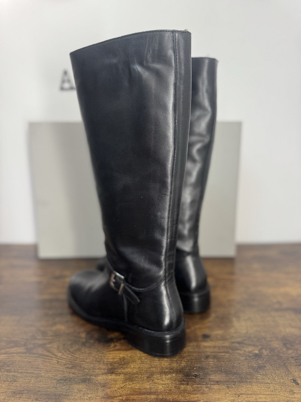 Emanuelle Vee Stivale Pelle Nero Casual Boot Donna 36