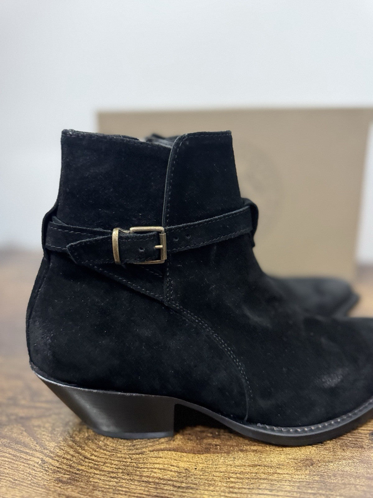 Pawelk’s Texano Suede Nero Casual Boot Uomo 42