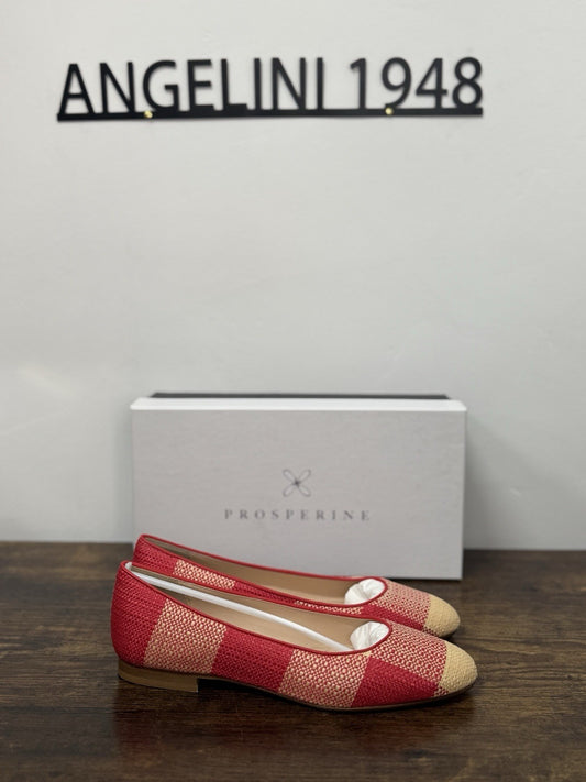 Prosperine Ballerina  Rosso Beige  Flat  Scarpa Donna 37