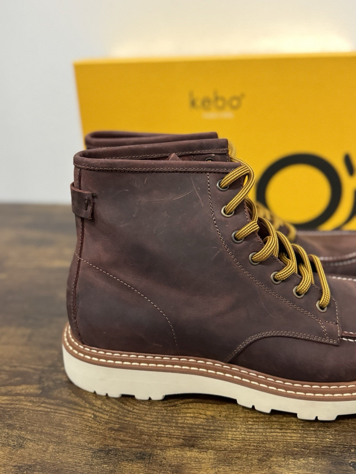 Kebo Stivaletto Pelle Red  Modello Dakar Boot Uomo 44
