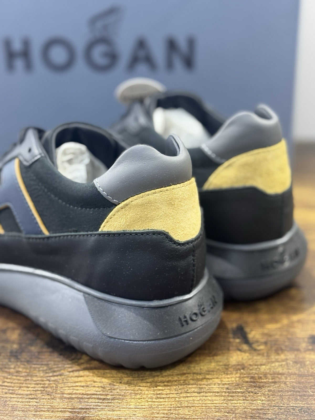 Hogan Interactive 3 Pelle Nero  Casual Hogan Uomo 44