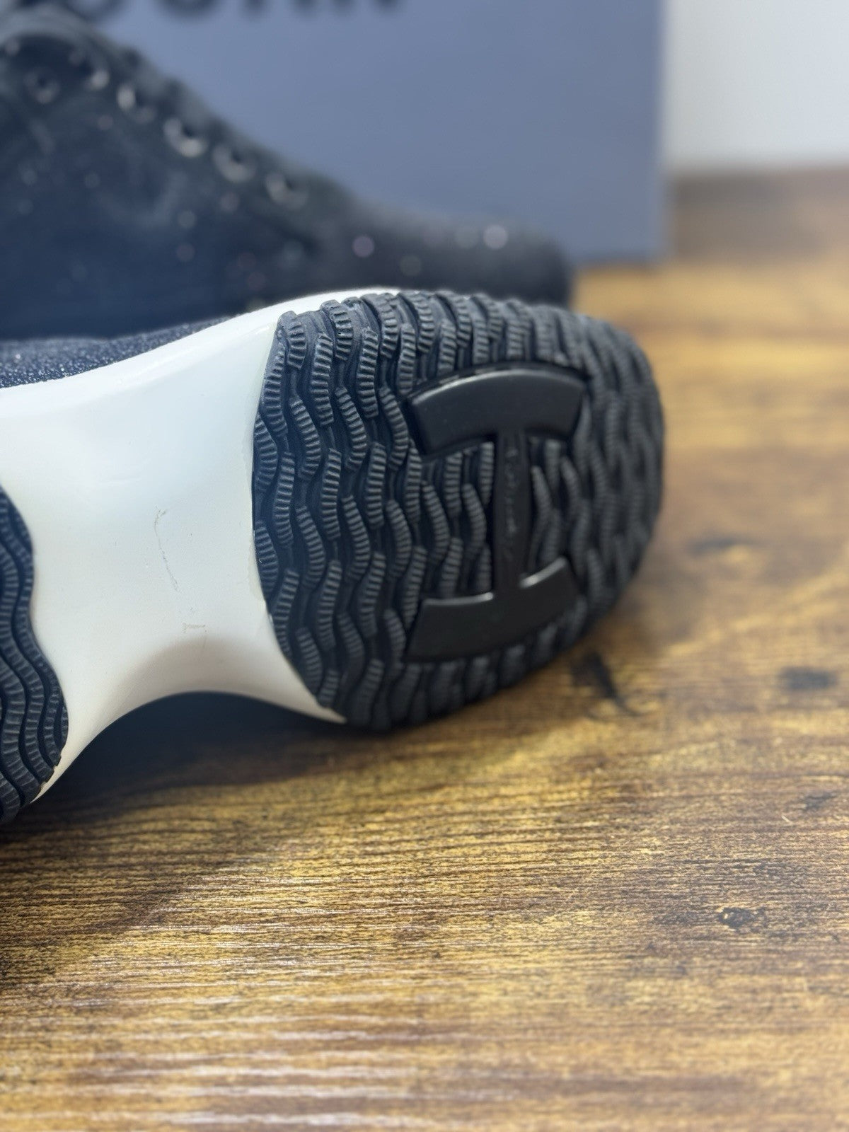 Hogan Interactive Suede Nero Strass Casual Hogan Donna 36