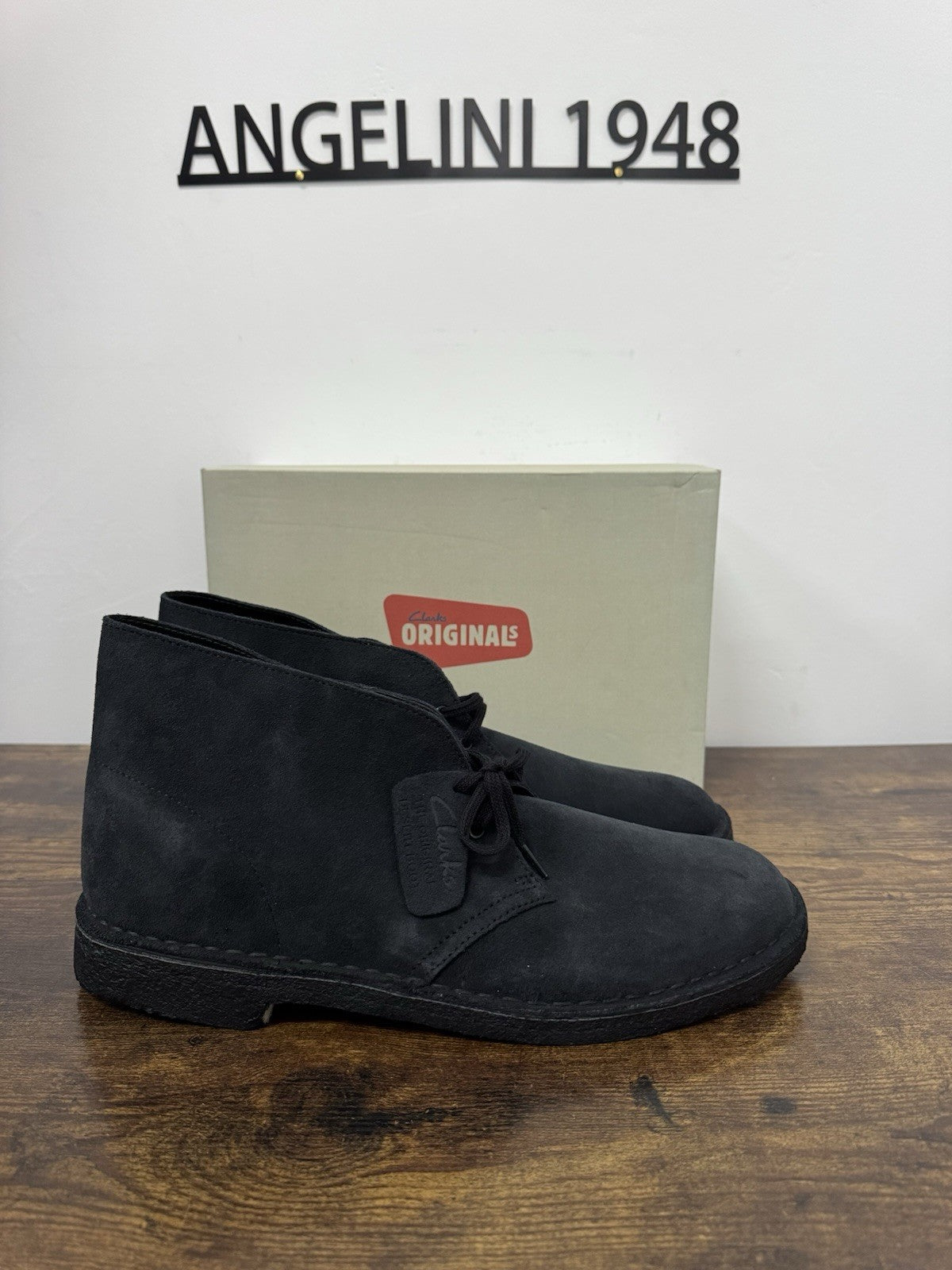 clarks desert boot Suede Navy    Causal Uomo 46