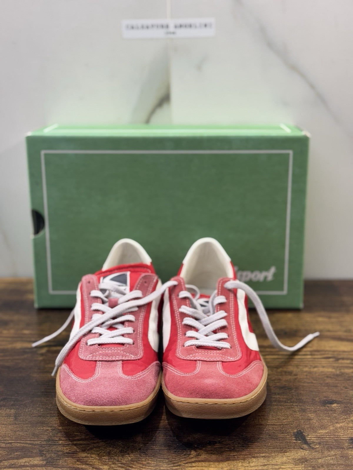 Valsport Montreal     Sneaker Pelle Rosso Casual  Uomo 40