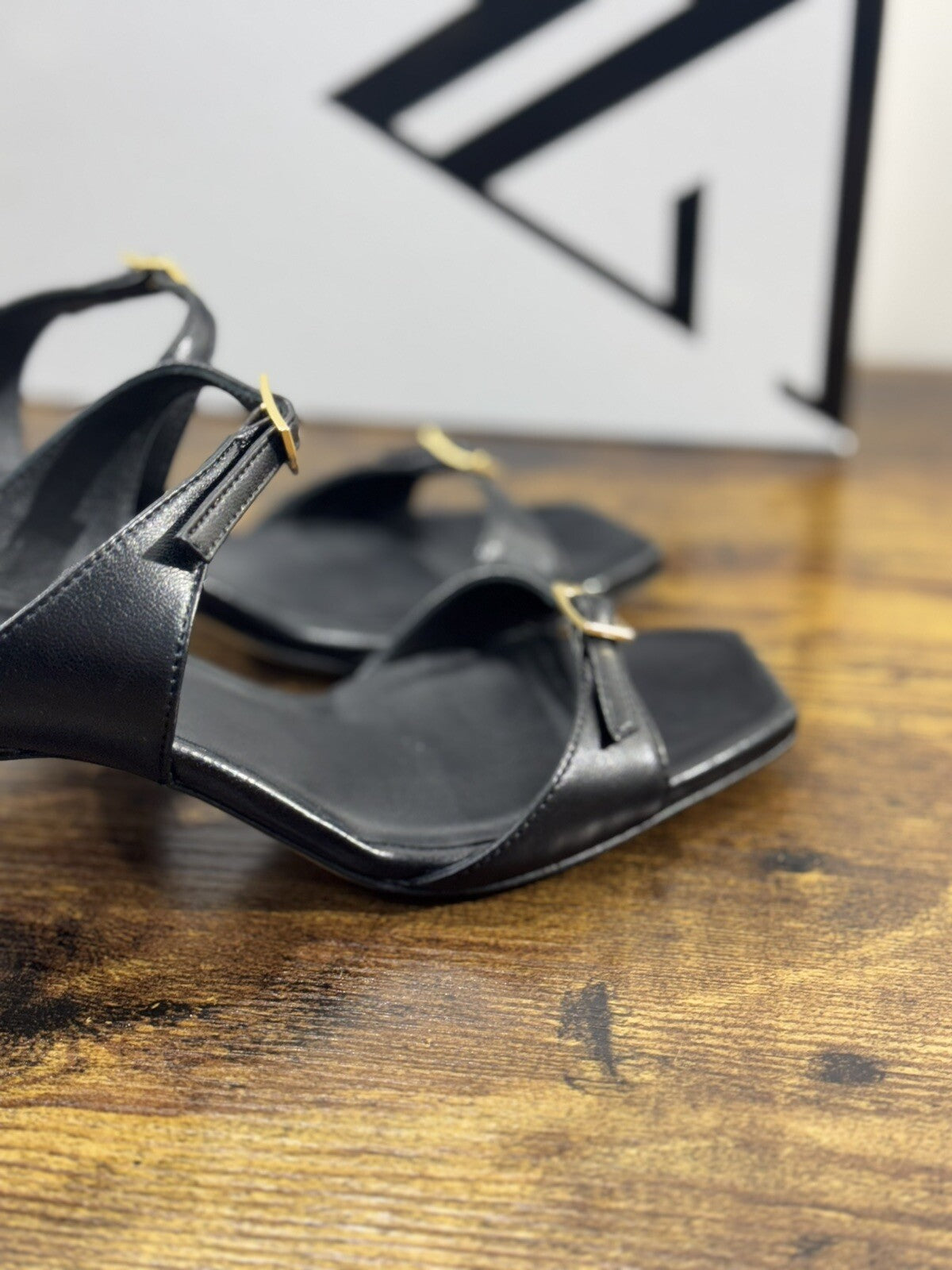 Giampaolo Viozzi Sandalo  Donna Nero   Pelle Tacco     Luxury Woman Sandal 41