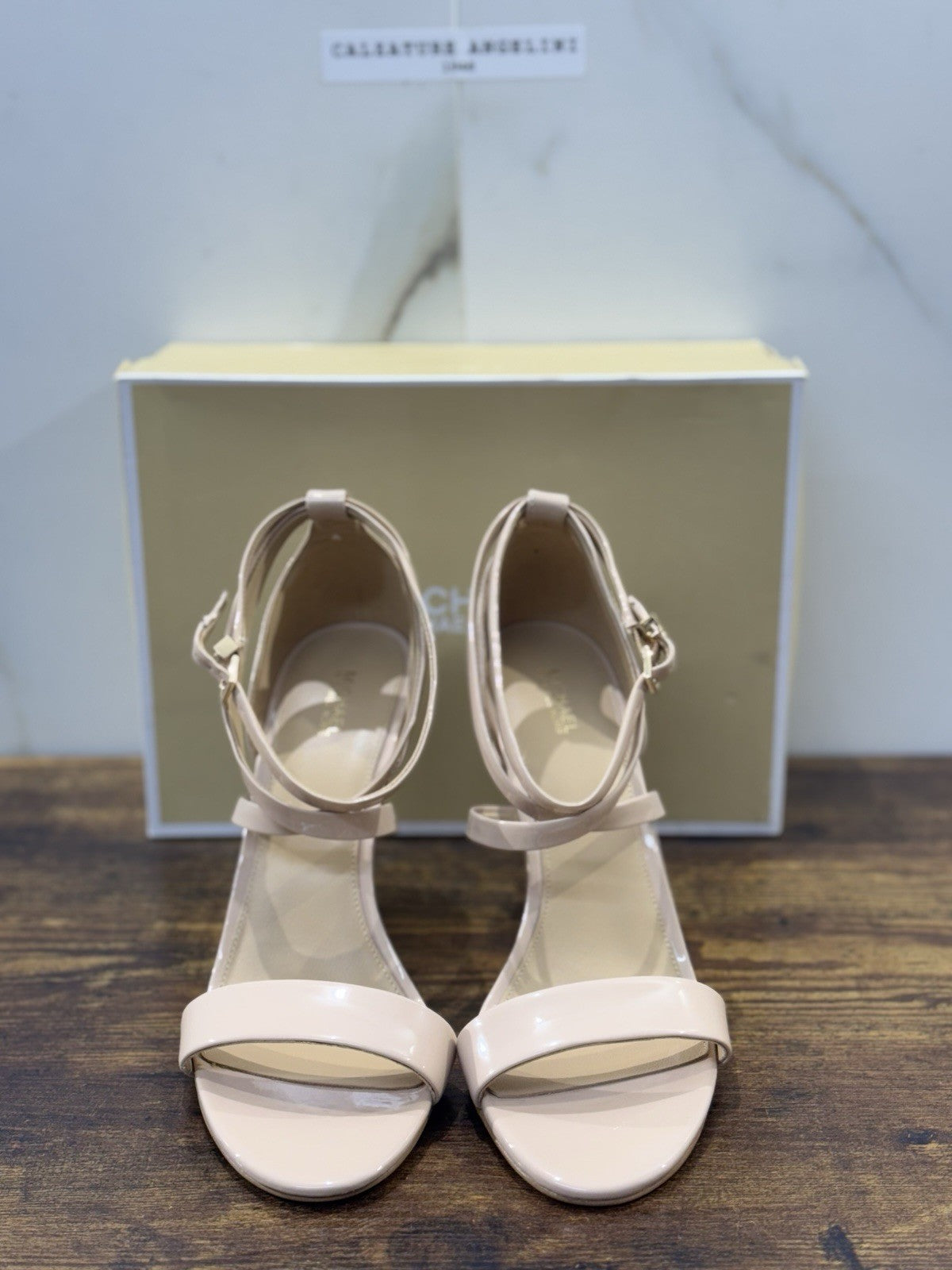 Michael Kors Sandalo Astrid  In Pelle Beige  Casual Donna 38.5