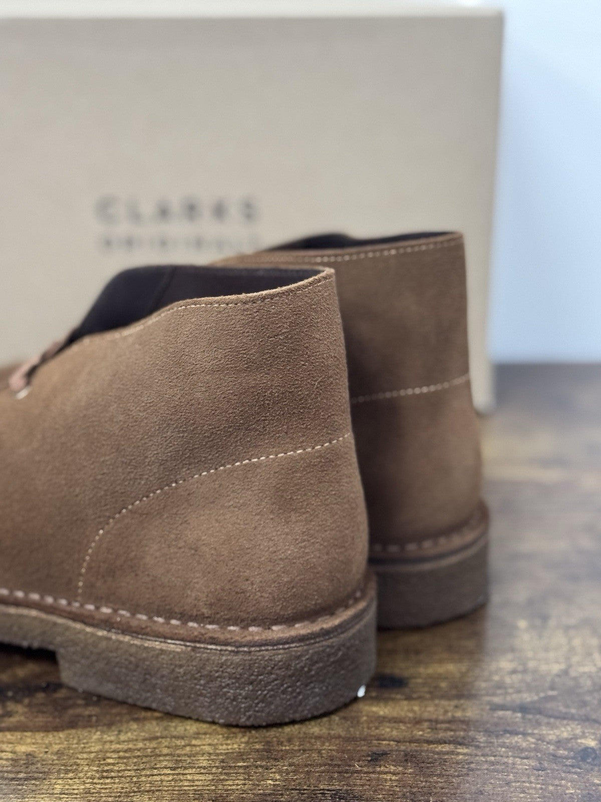 Clarks Desert Boot Icon Suede Cola Casual Uomo 41.5