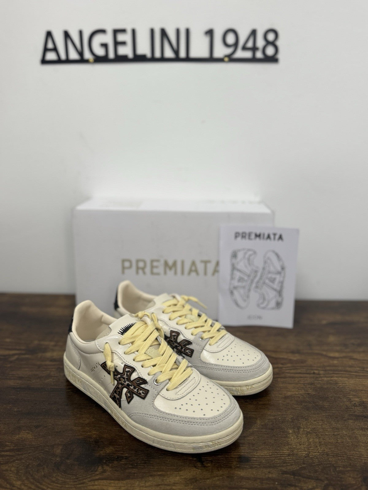 Premiata Clayd Basket Sneaker Pelle Bianca   Casual Premiata Donna 36