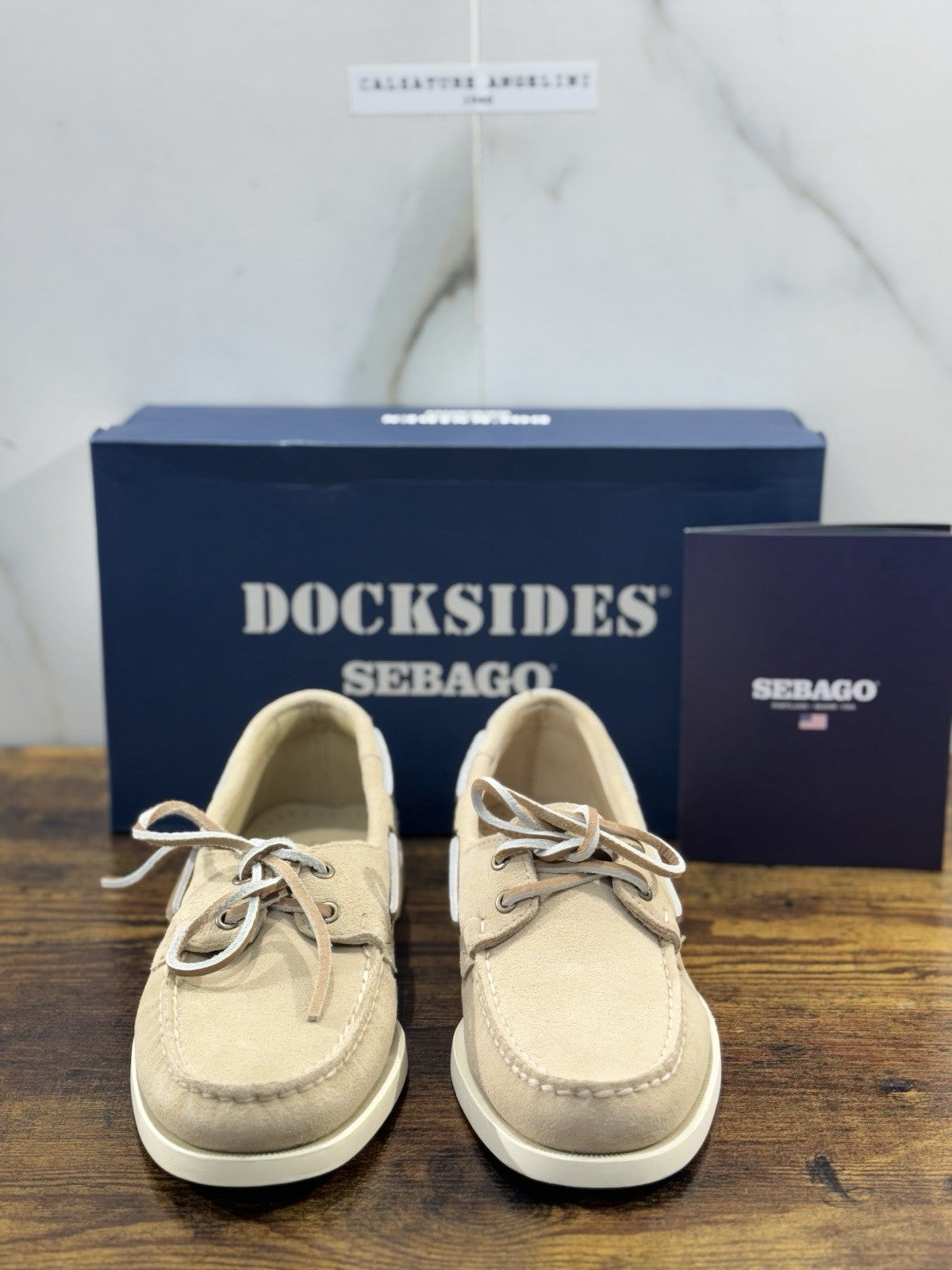 Sebago Portland Flash Out Barca   Icon Sebago Suede Beige Icon Uomo 42