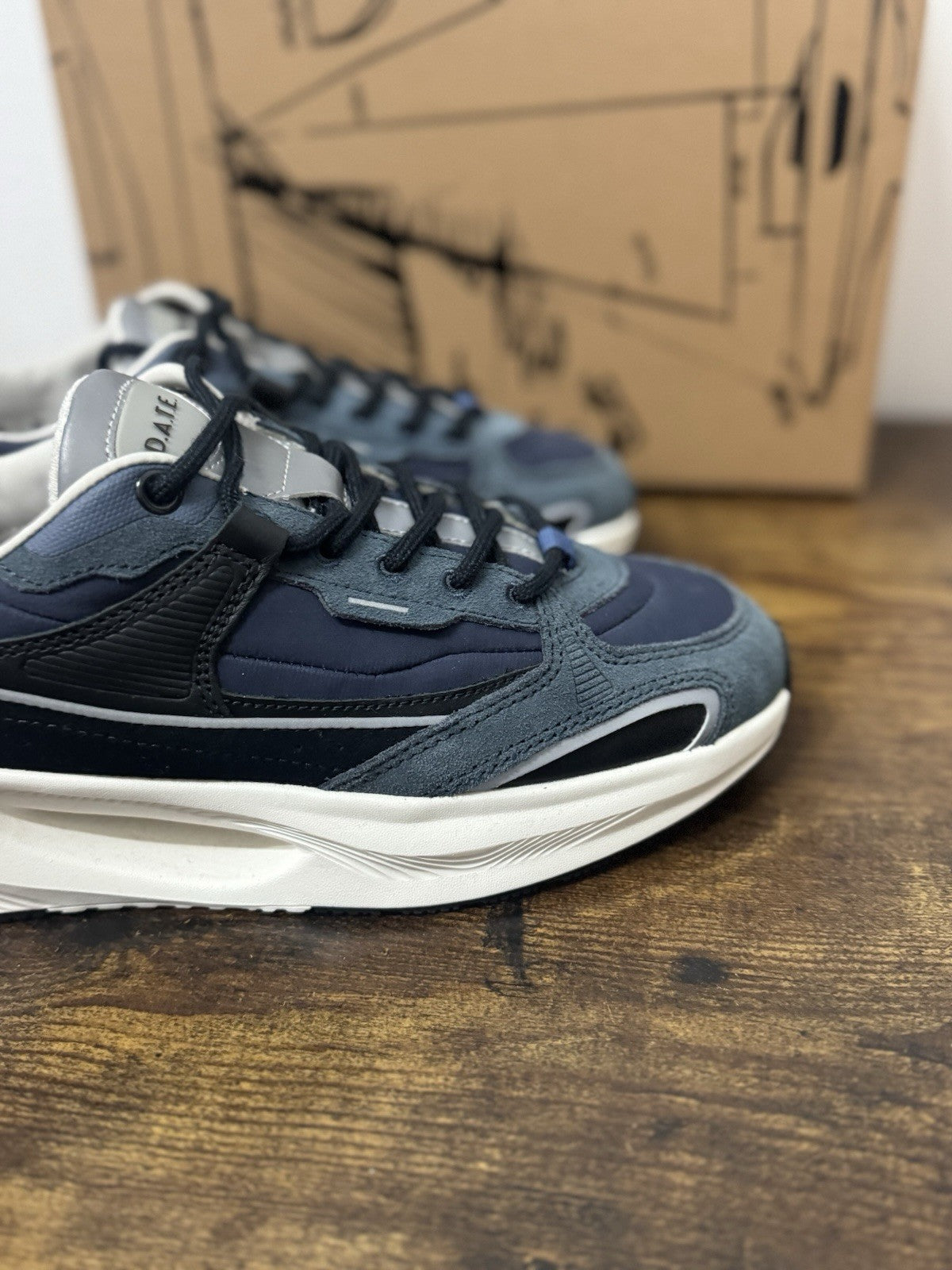 D.a.t.e. Vela  Sneaker Pelle Suede  Blu  Casual Uomo 41