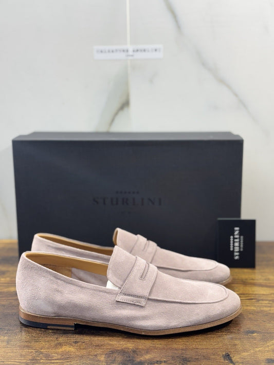 Sturlini Firenze Mocassino  Uomo Suede Charme    Luxury Craftmanship Men 41