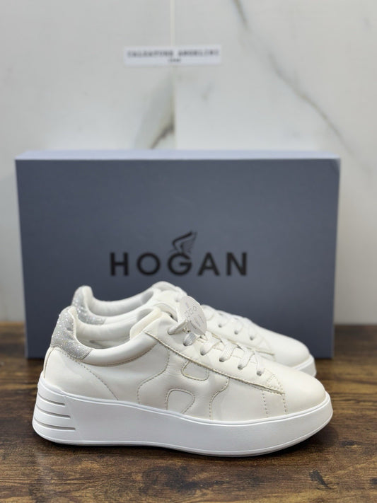 Hogan Rebel H564 Sneaker Pelle Bianca Casual Hogan Donna 36.5