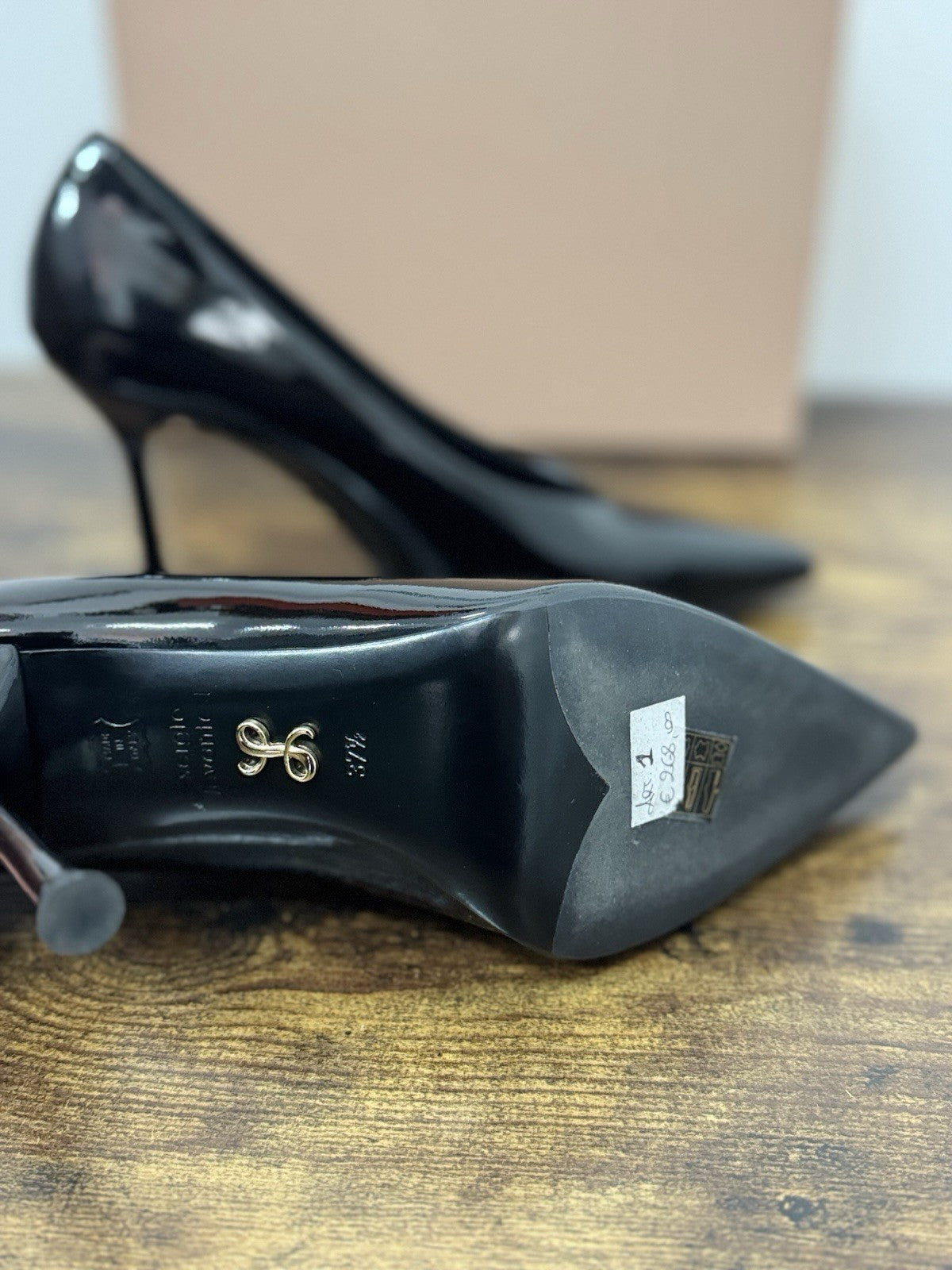 Sergio Levantesi Décolleté Modern  Pelle Nero  Casual Donna 37.5