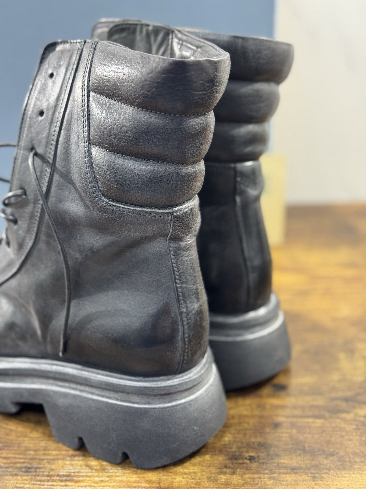 Moma Anfibio  Boot Nero   Fatto A Mano In Italia Luxury Moma Boot Donna 41
