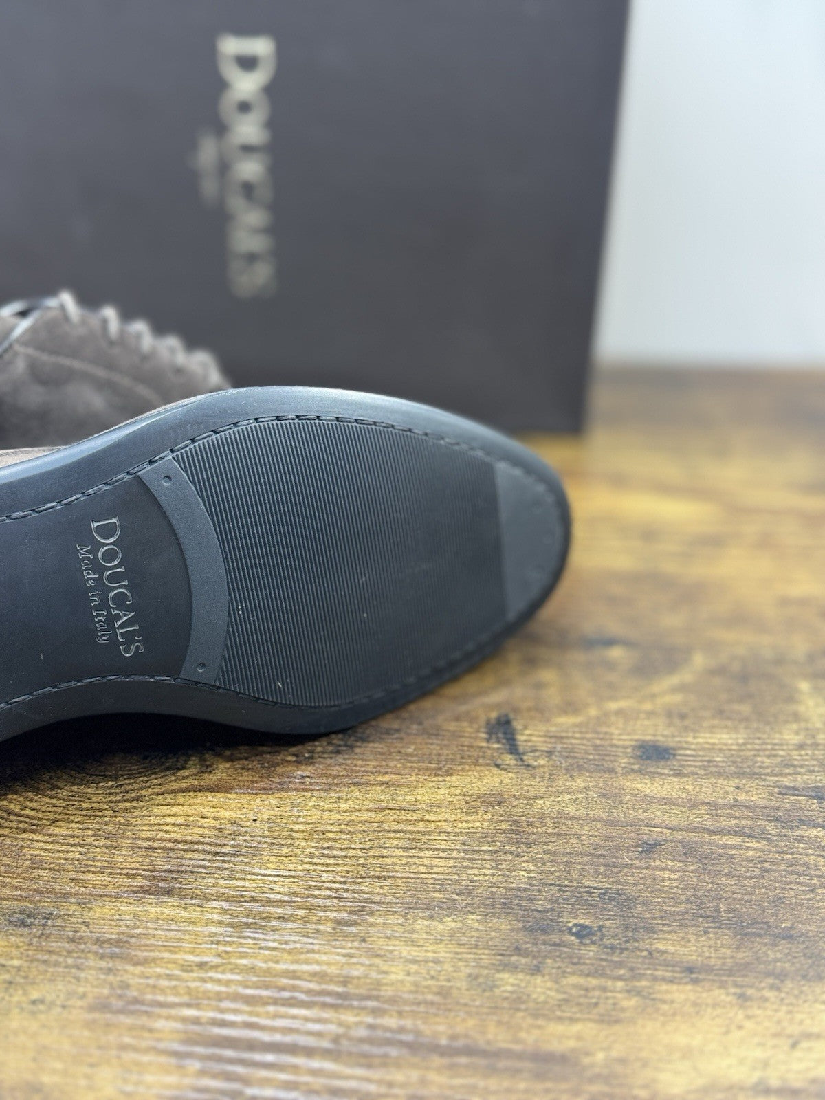 Doucal’s Derby Suede T.moro Fondo Gomma Luxury Doucal’s Uomo 42
