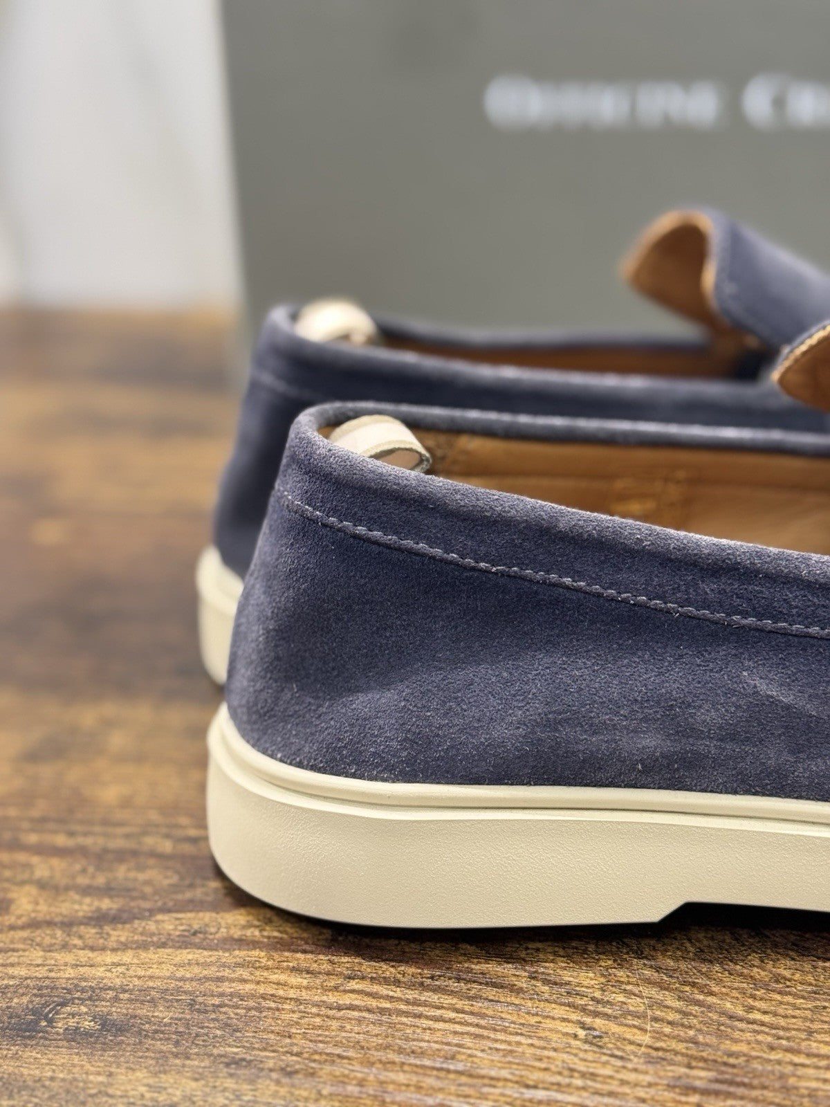 Officine Creative Mocassino  Suede Avio Extra Light  Luxury Scarpa Uomo 45