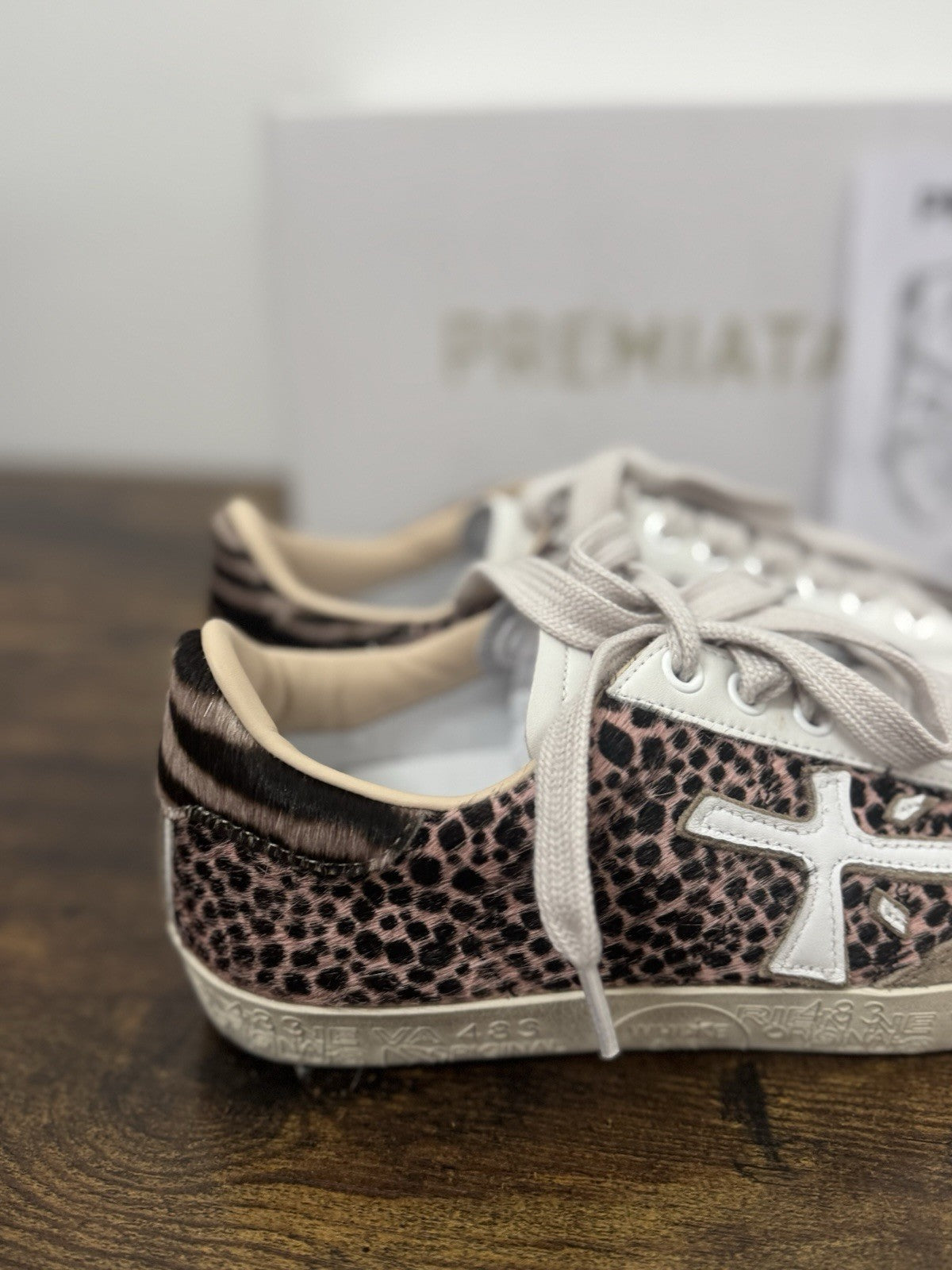 Premiata Steven   Sneaker Pelle Leopard     Casual Premiata Scarpa Donna 36