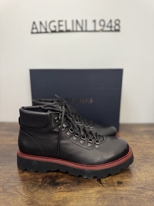 Boemos Pesula Pelle Nero   100% Made In Italy Casual Boot Uomo 43