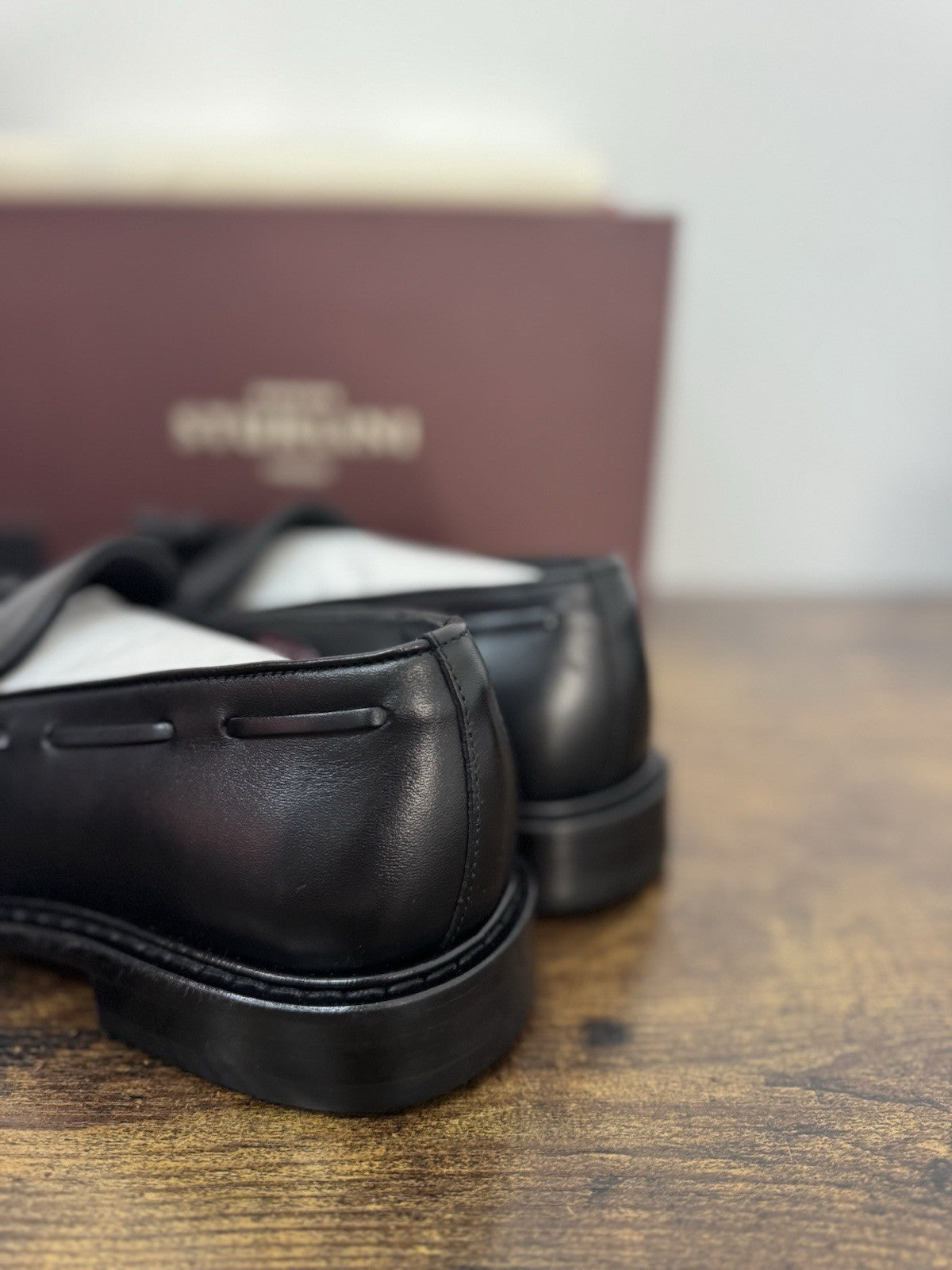 Sturlini  Mocassino Pelle Nero  Tassel Loafer      Luxury Scarpa Uomo 41