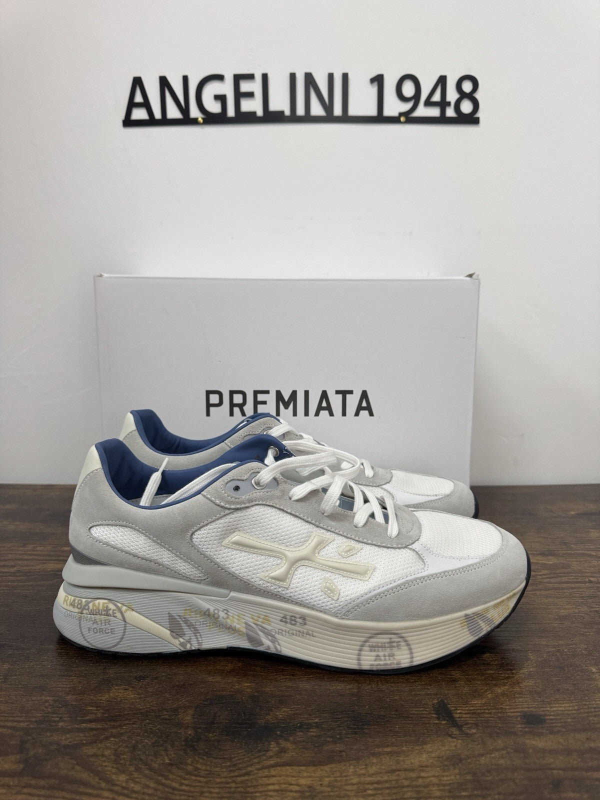 Premiata Moerun Sneaker Suede Grey Casual Premiata Uomo 45