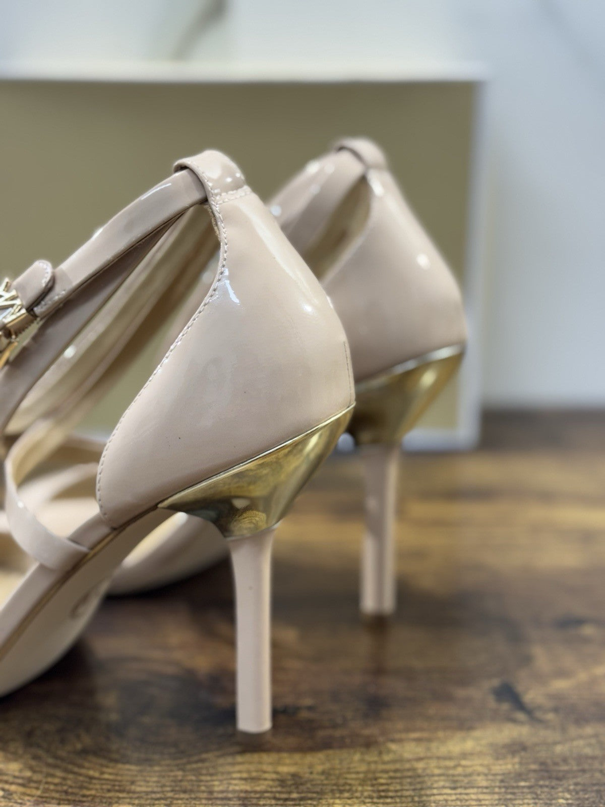 Michael Kors Sandalo Astrid  In Pelle Beige  Casual Donna 37.5