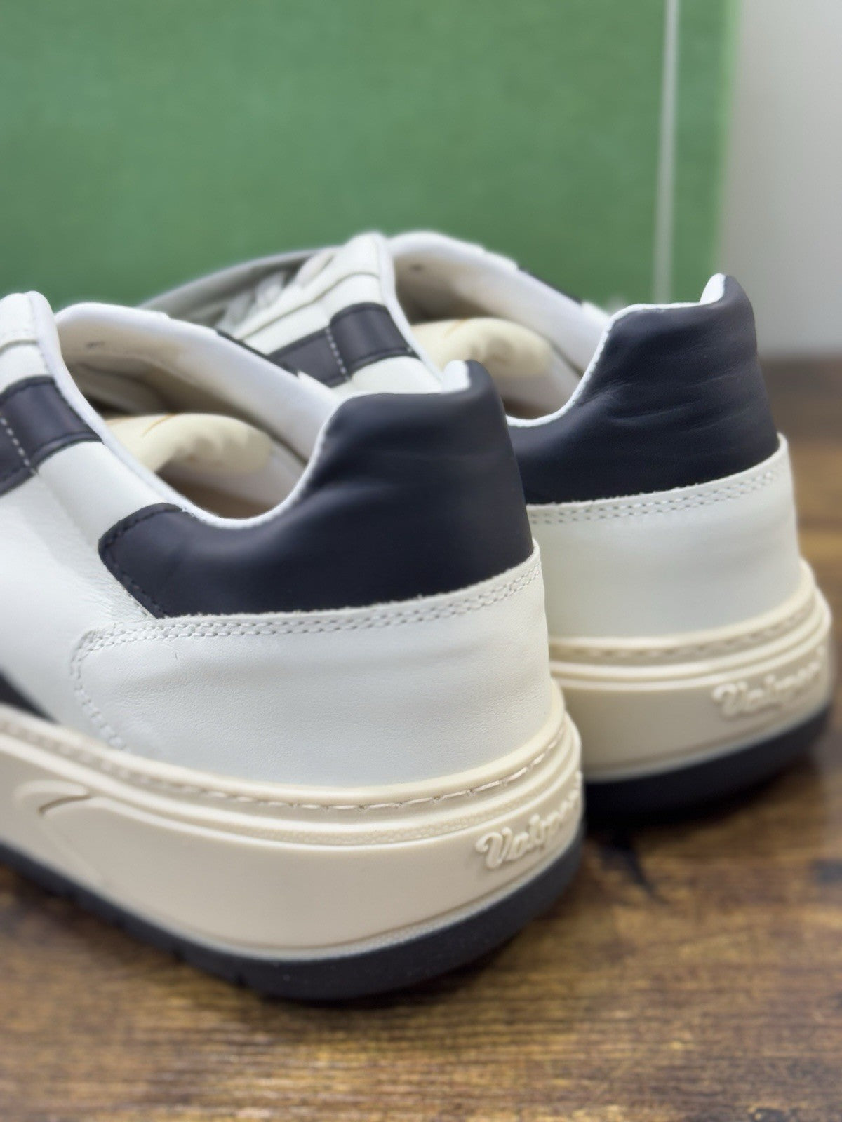 Valsport Hype Classic   Sneaker Pelle Bianca Nero   Casual  Uomo 45
