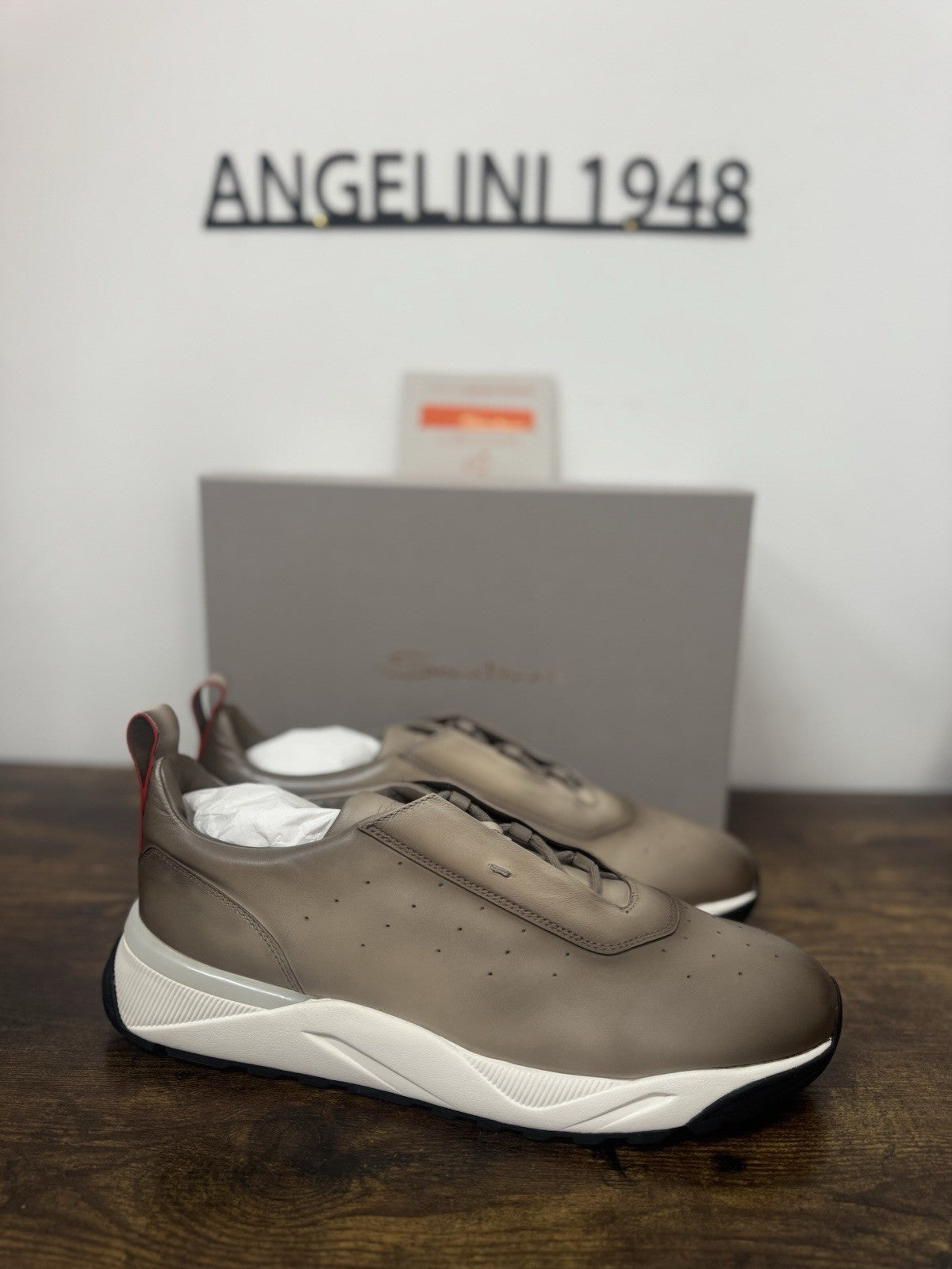 Santoni Innova Sneaker Pelle Super Soft    Casual Luxury Santoni Scarpa Uomo 44