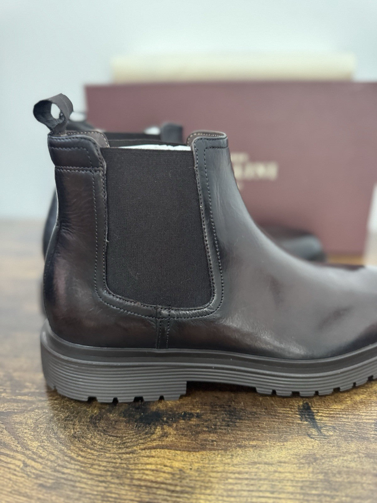 Sturlini Chelsea Boot Pelle Marrone Casual Ultra Flex Uomo 41