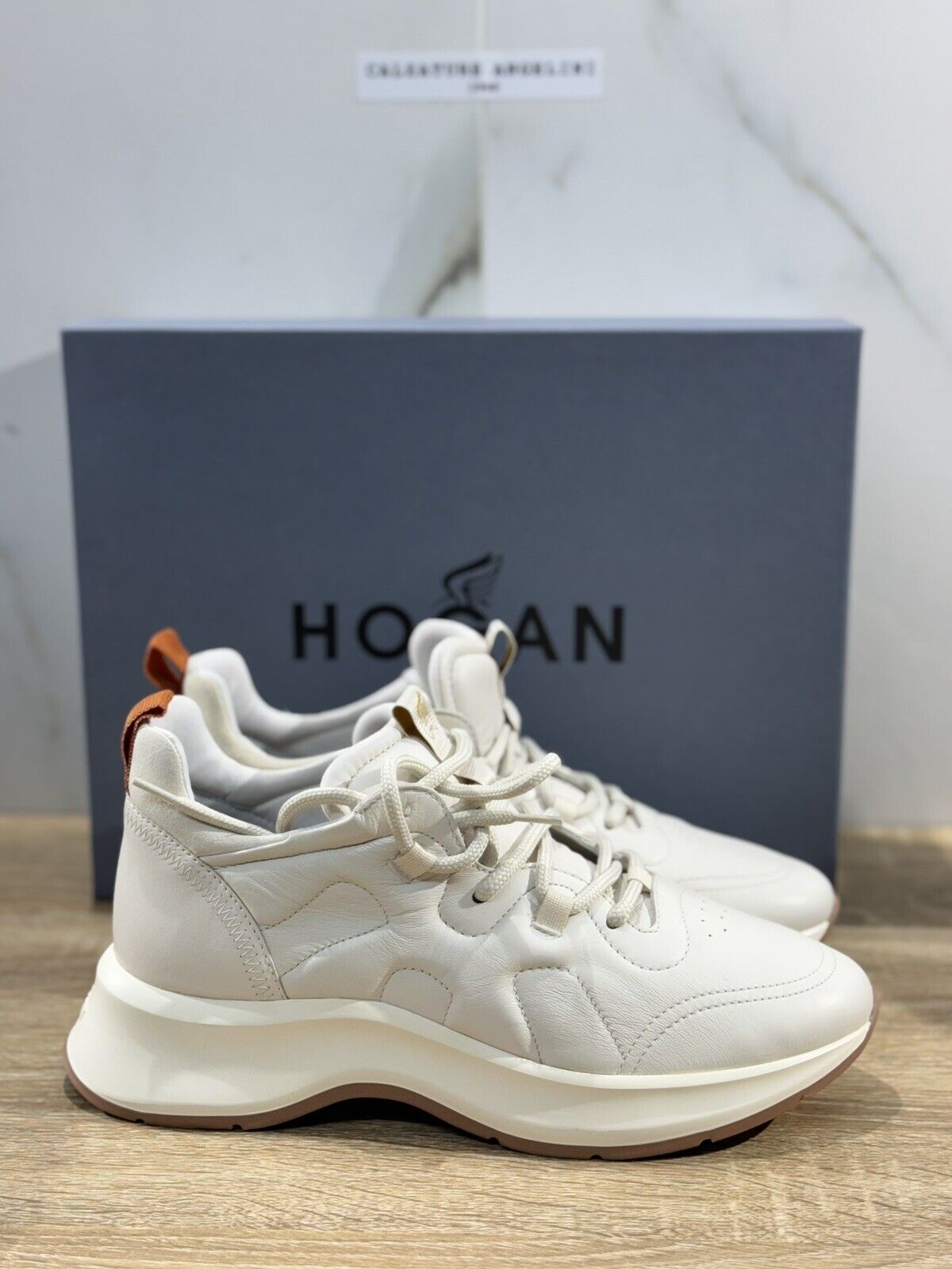 Hogan H585  Sneaker Donna Bianca  Casual Woman Hogan Shoes 40