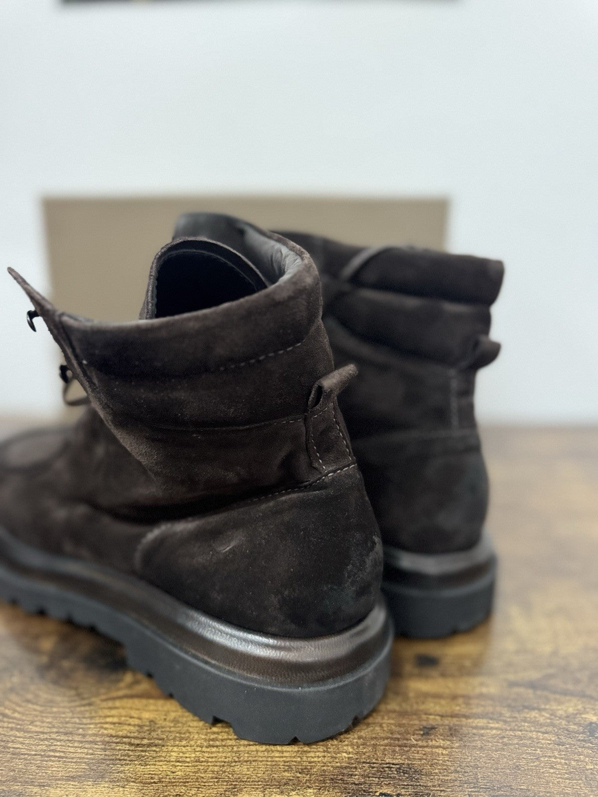 Pawelk’s Polacchino  Suede Marrone Mountain Boot    Casual Boot Uomo 43