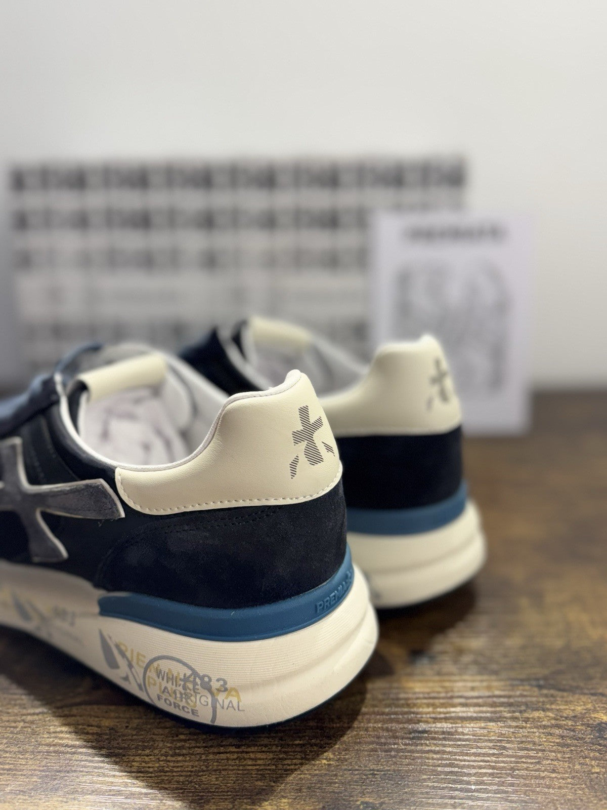 Premiata Mick Sneaker Suede Blu  Casual Premiata Uomo 45