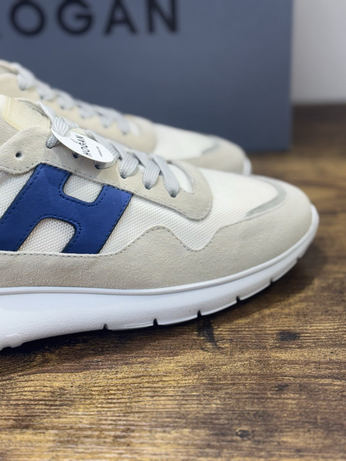 Hogan Interactive 3 Pelle Suede Ghiaccio Casual Hogan Uomo 42
