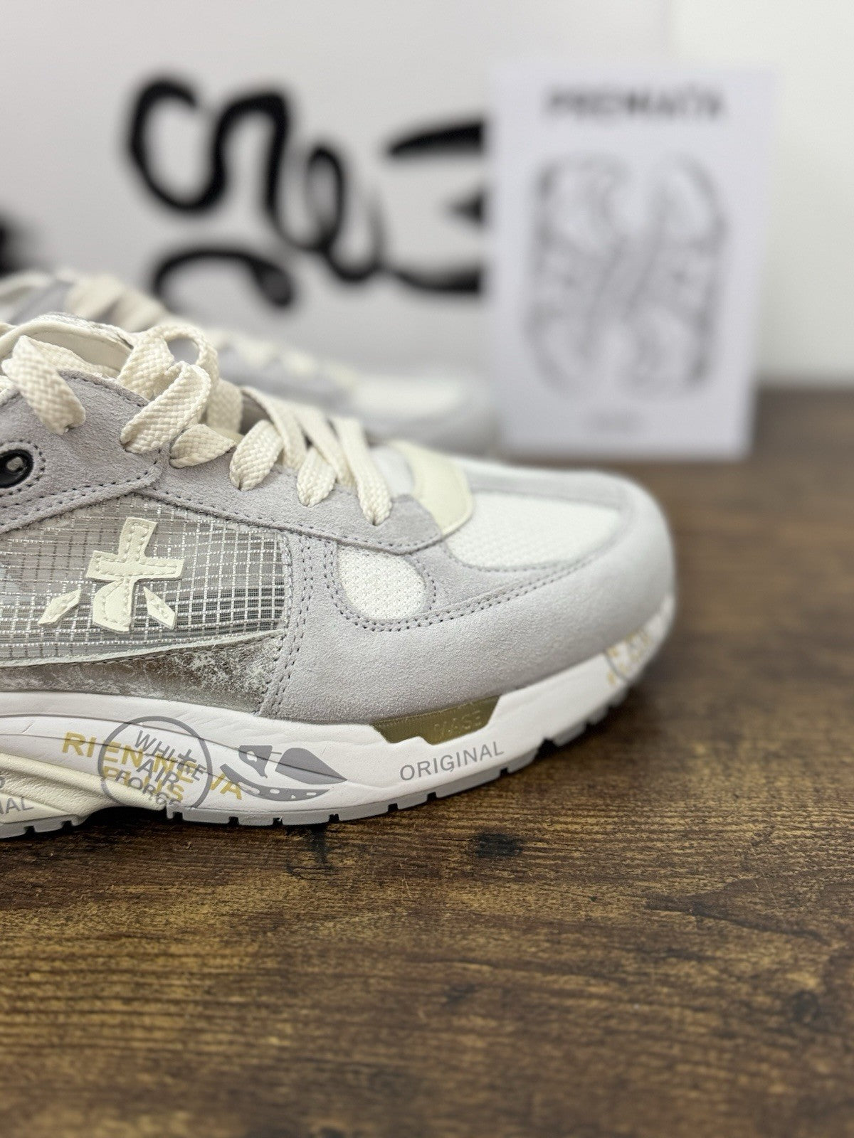 Premiata Mase Sneaker Pelle Grey Traforata Summer    Casual Premiata Donna 40