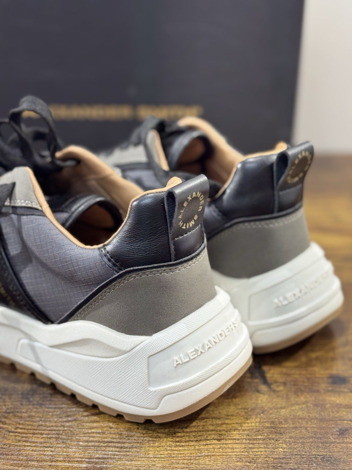 Alexander Smith Sneaker Eco Dover  Pelle Black Uomo 42