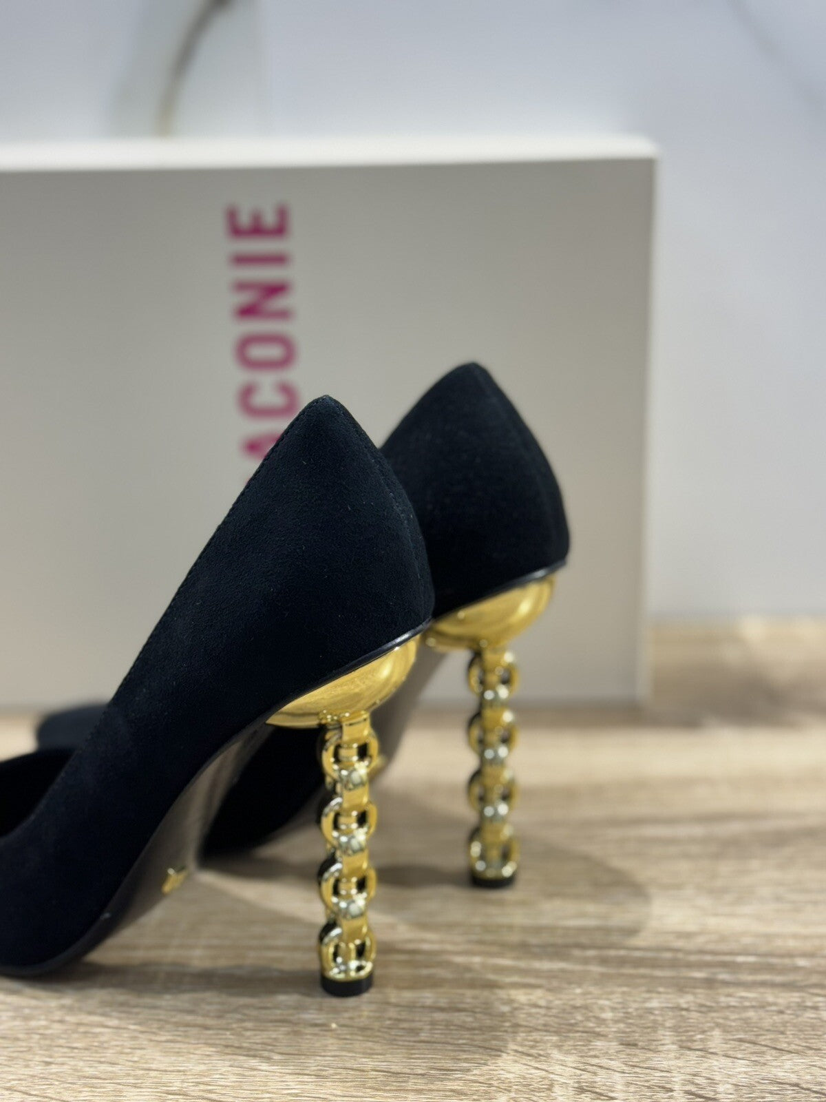 Kat Maconie Decollete’  Donna  Lidia    Suede    Nero Luxury Kat Maconie 37