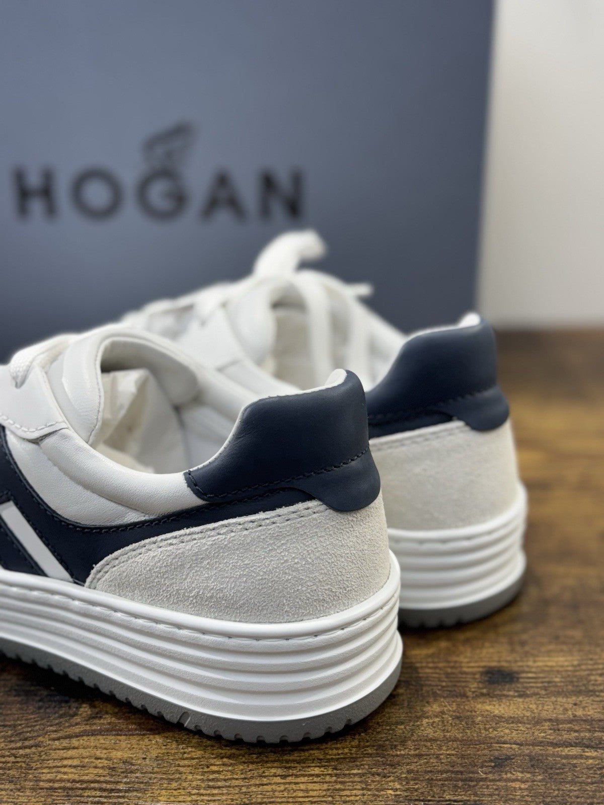 Hogan H630 Sneaker Pelle Bianca Memory Foam Scarpa Hogan Uomo 39