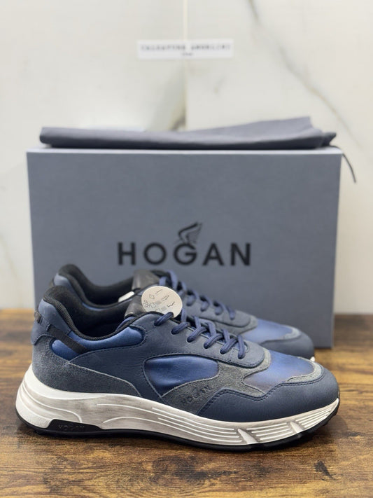 Hogan New Hyperlight Sneaker Pelle Blu   Memory Foam Luxury Hogan Uomo 40.5