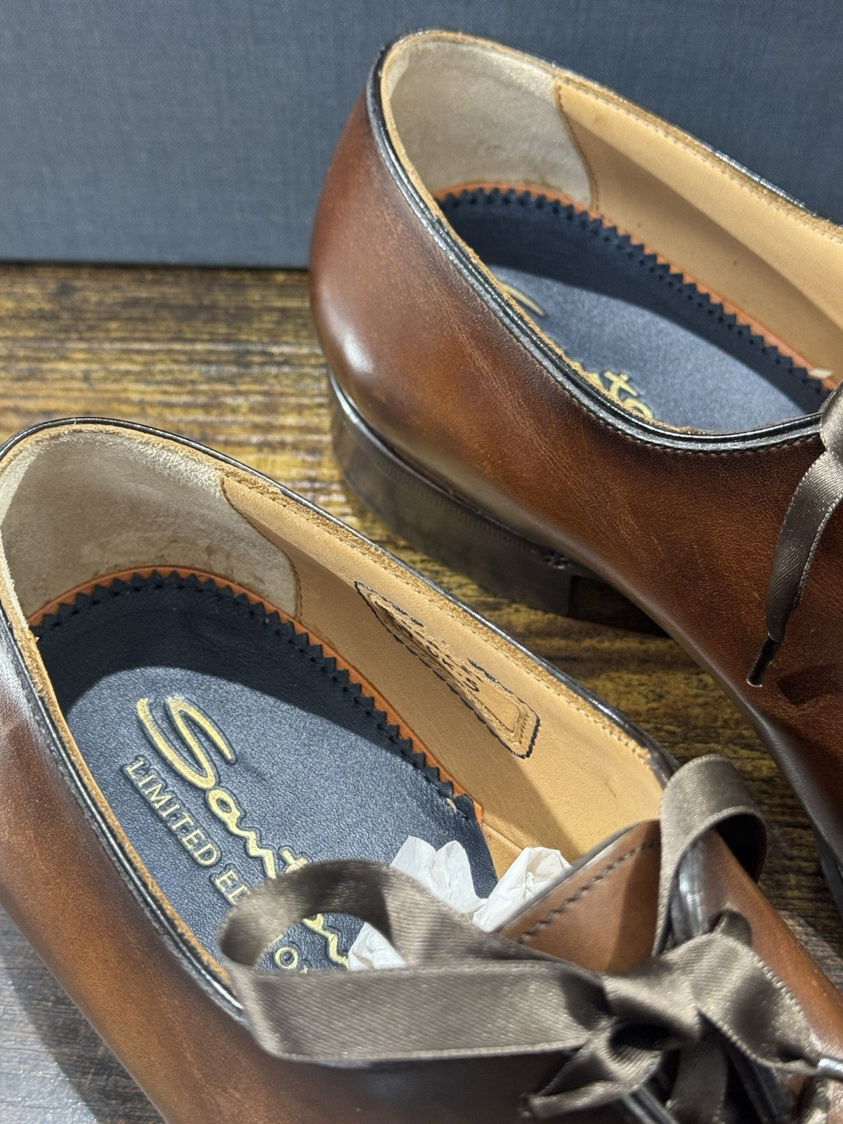 Santoni Stringata  3 Fori Limited Edition Box  Luxury Handmade Santoni Uomo 39