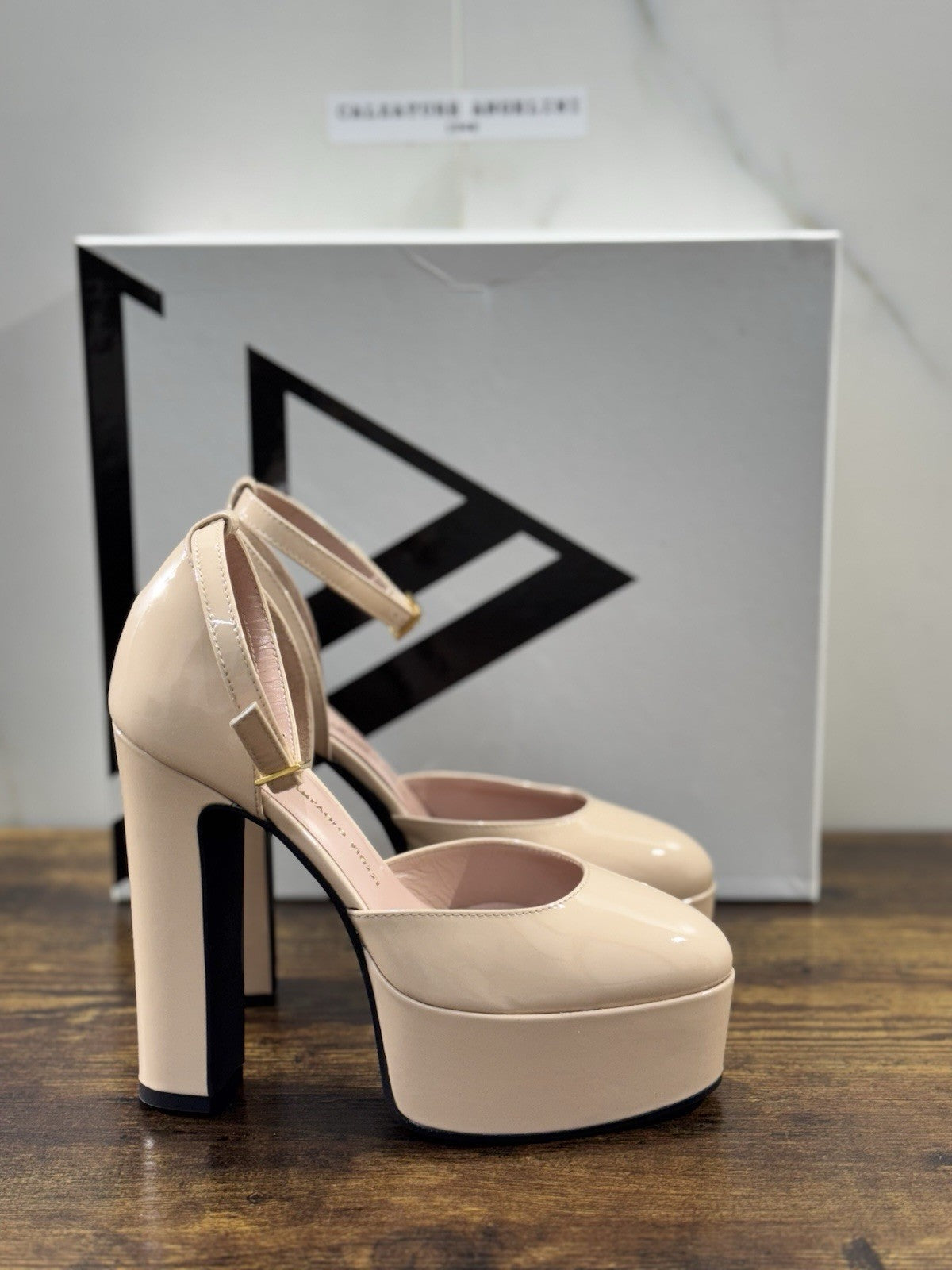 Giampaolo Viozzi Mary Jane Platform   Donna     Con Tacco Made In Italy 37