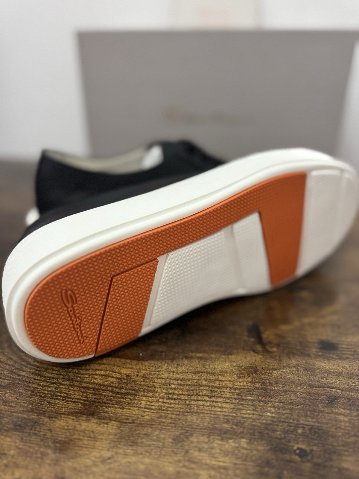 Santoni Sneaker Icon Pelle Nera   Casual Scarpa Santoni 40