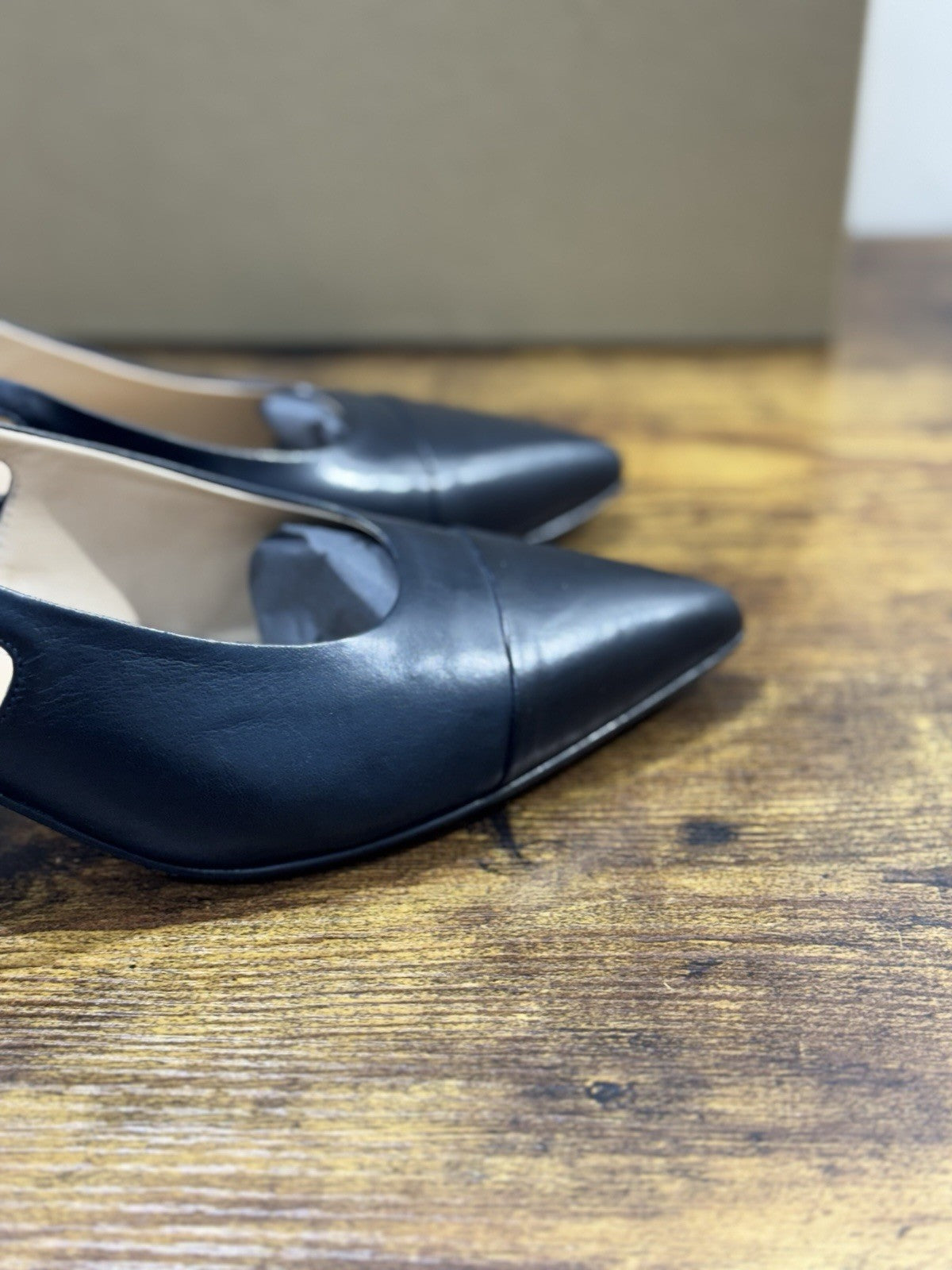 Pomme D’or Sling  Back Pelle Blu  Luxury Handmade Woman Pomme D’or Donna 40