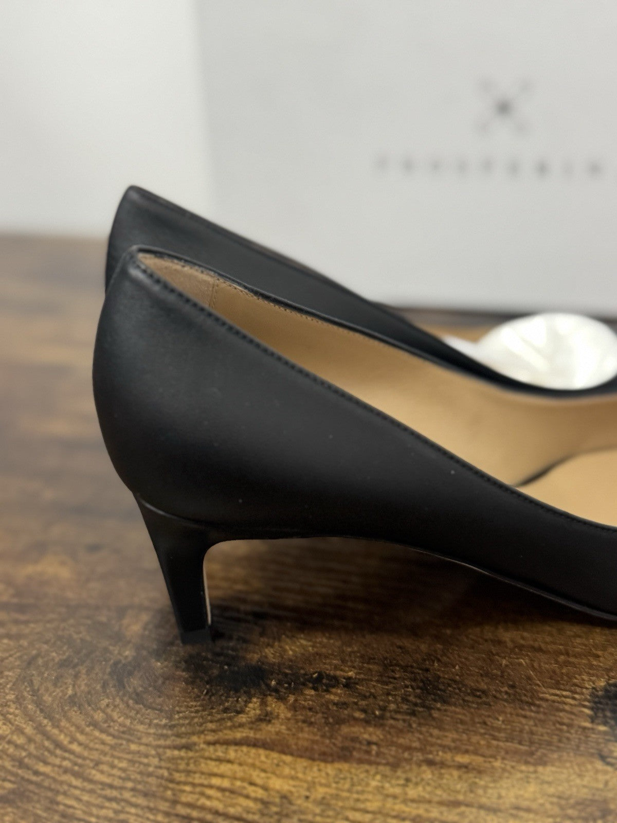 Prosperine Décolleté Pelle  Nero Con Tacco  Scarpa Donna 38.5